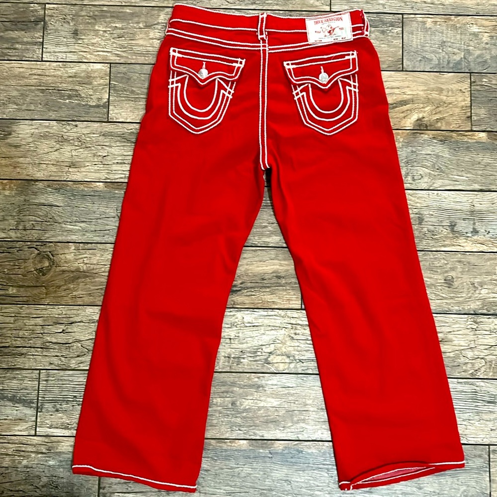 Red True Religion Jeans